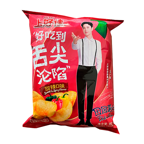 Чипсы Sweet & Spicy flavor 80гр.