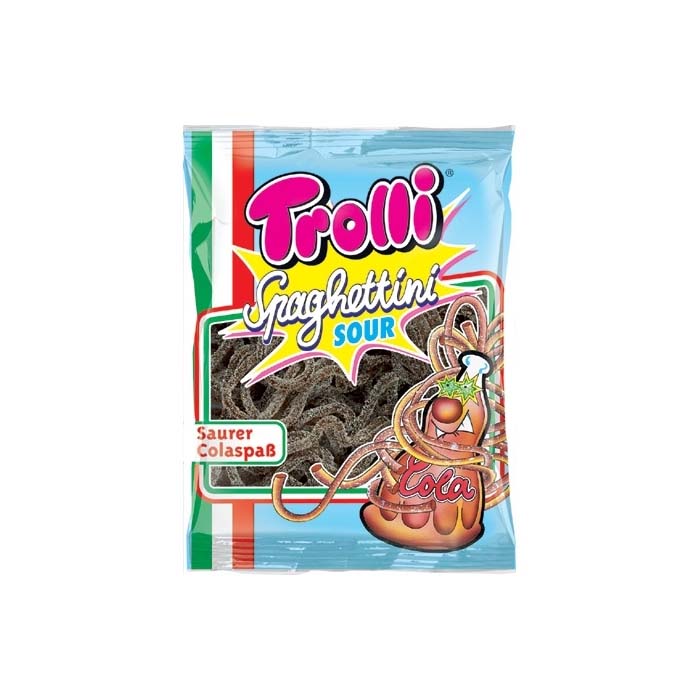 Мармелад Trolli Spaghettini Cola Кола (кислые) 200г