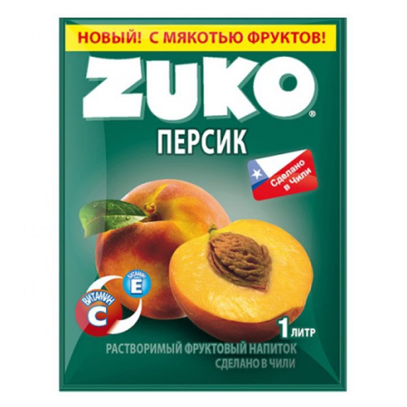 Растворимый напиток Zuko Персик   20гр