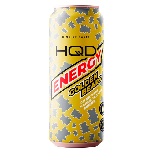 Энергетический напиток HQD Energy Golden Bears м  450мл