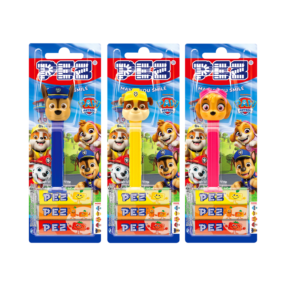 Карамель леденцовая PEZ PAW PATROL   17гр