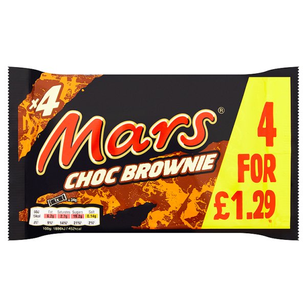 Mars Choc Brownie  4шт (160 гр) Германия