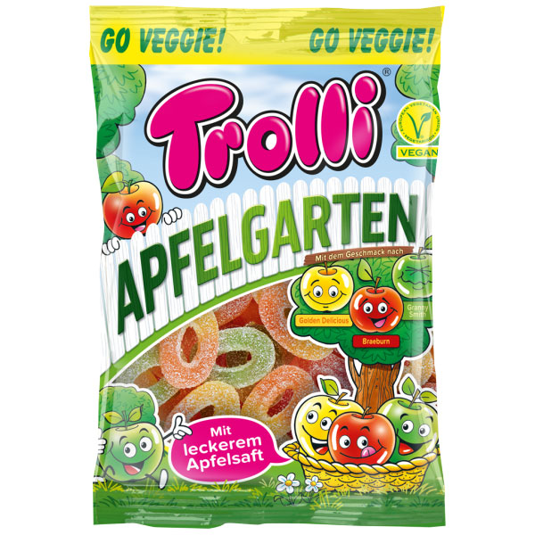 Мармелад Trolli 200гр яблочные колечки