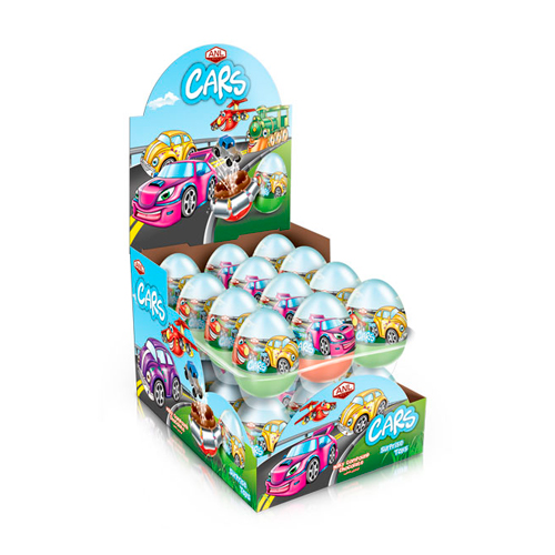 Шоколадное яйцо с игрушкой-сюрпризом "Cars" 25гр