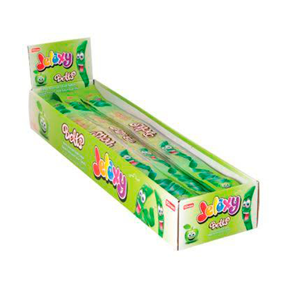 Желейные конфеты Jelaxy Belts Apple   15гр