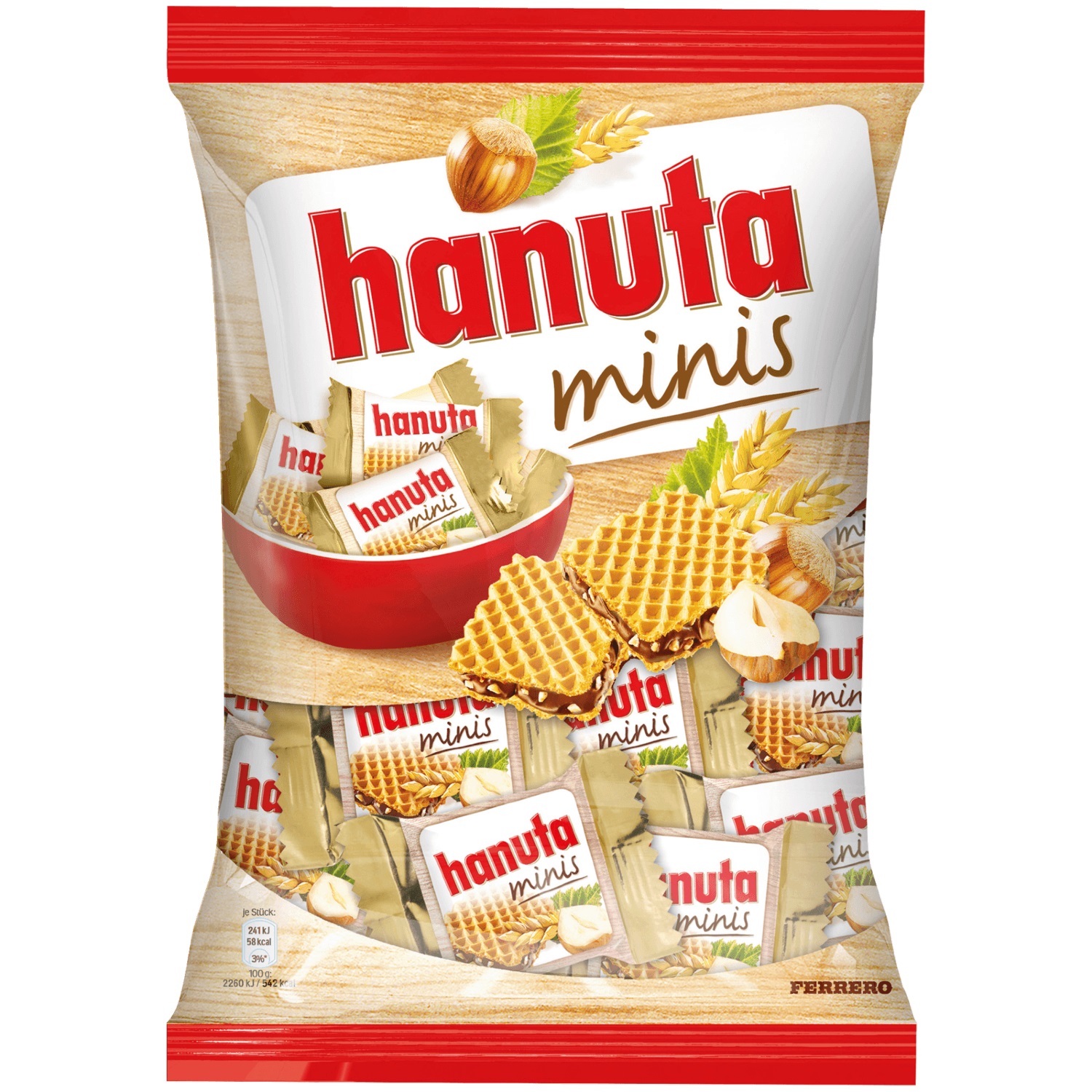 Вафли Ferrero Hanuta Mini   200гр