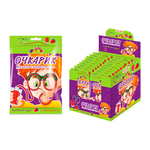 Жидкая конфета-гель Super Joker Очкарик   30мл