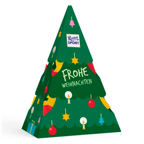 Шоколад Ritter Sport Christmas Weihnachtstanne Ёлочка  53гр