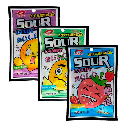 Жев.конфета Luxing Sour Candy в ассортименте   20гр