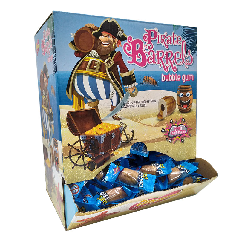 Жев.резинка Ilham Sweets Pirat Barrels (пиратская бочка с жидким центром)  3,5гр