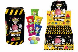 Карамель Взрыв Мозга Шипучая кислая   42гр