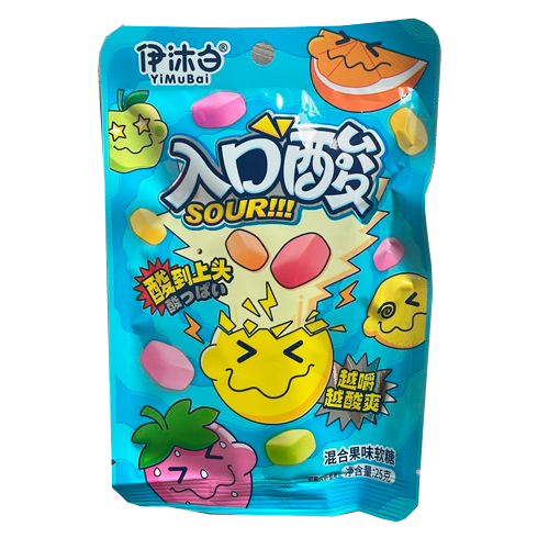 Конфеты YuMiBai  Sour 25гр
