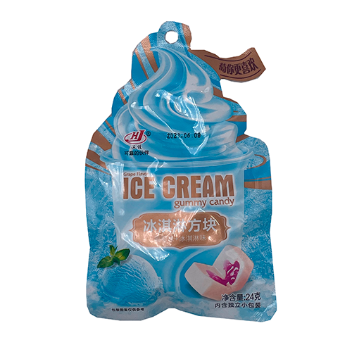 Конфеты Ice Cream Gummy Виноград 24гр.