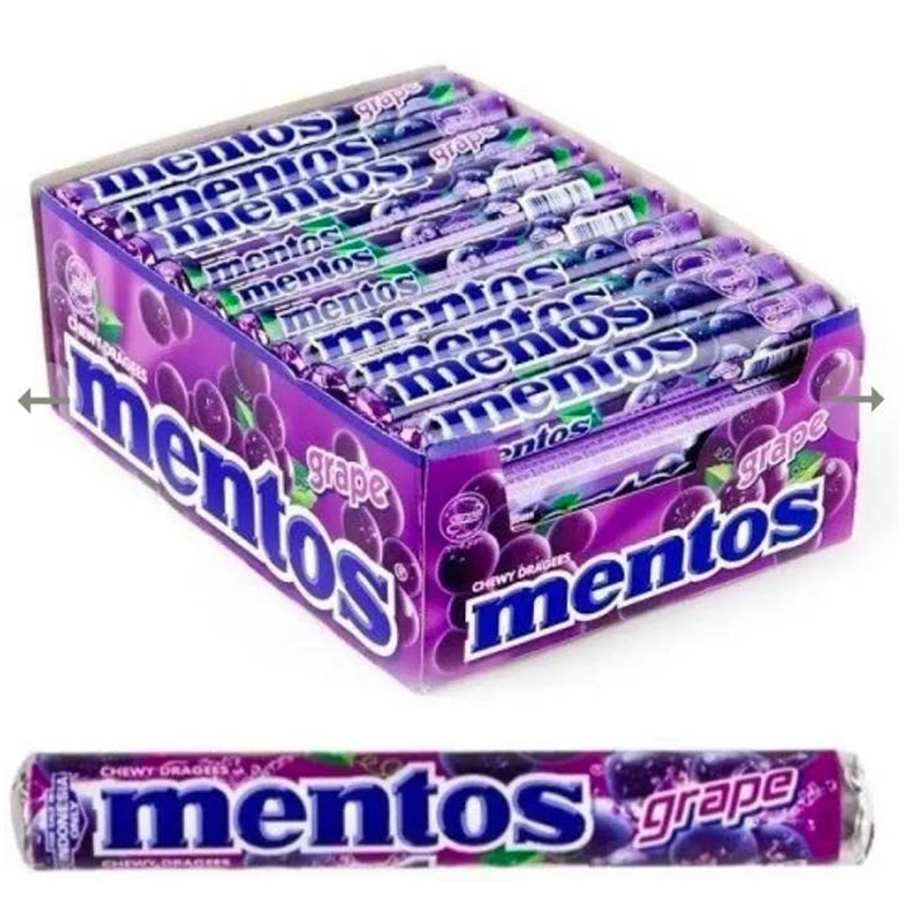 Жев.конфета Mentos Grape   37гр