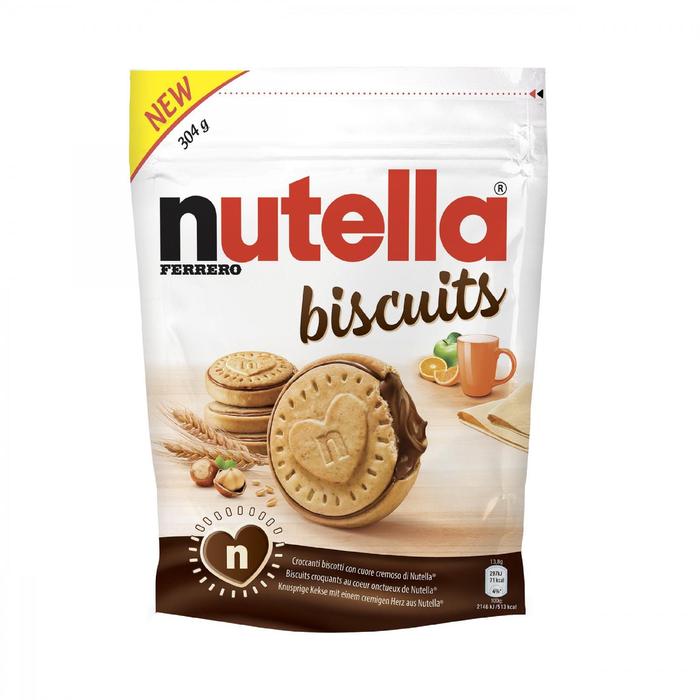 Печенье Ferrero бисквитное Nutella  304гр