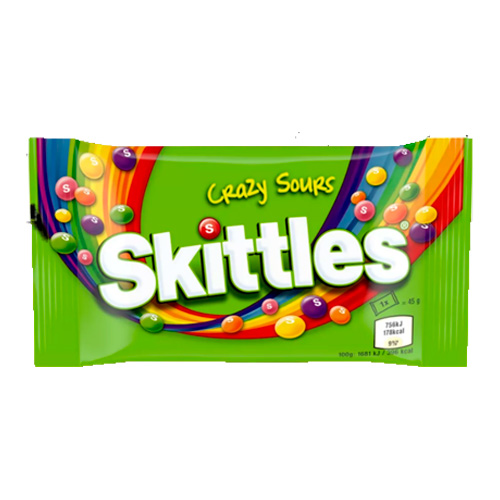 Драже Skittles Crazy Sours   45гр