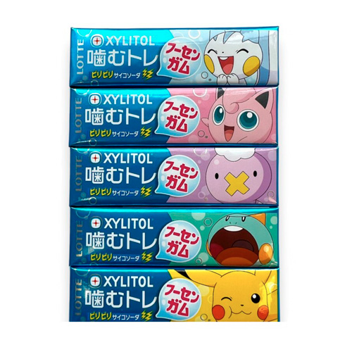 Жев.конфета Lotte XYLITOL Bubble Gum Saiko soda   30гр