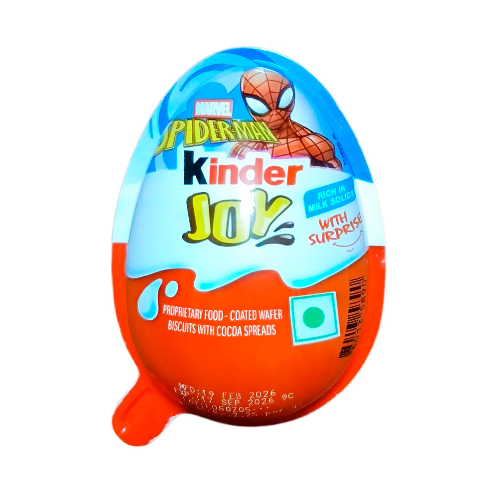 Шоколадное яйцо Kinder  JOY SPIDER-MAN   20гр