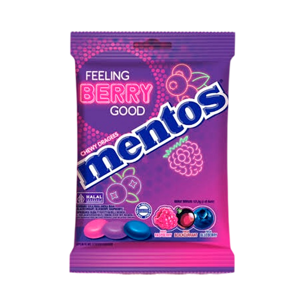 Жев.драже  Mentos Berry Good   121,5гр