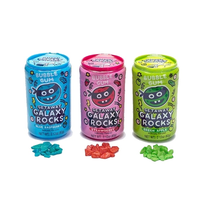 Жев.конфета Kidsmania Galaxy Rocks в бочонке  60гр