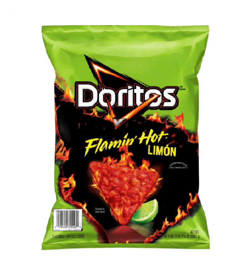 Кукурузные чипсы Doritos Flaminghot sour chili lime    70гр
