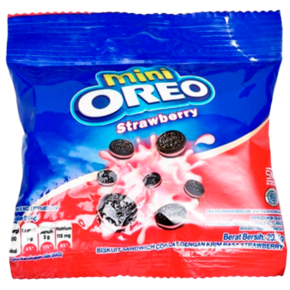 Печенье Oreo Strawberry Mini  20,4гр