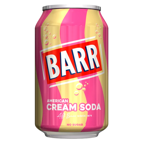 Газ.напиток Barr American CREAM SODA no sugar   330мл