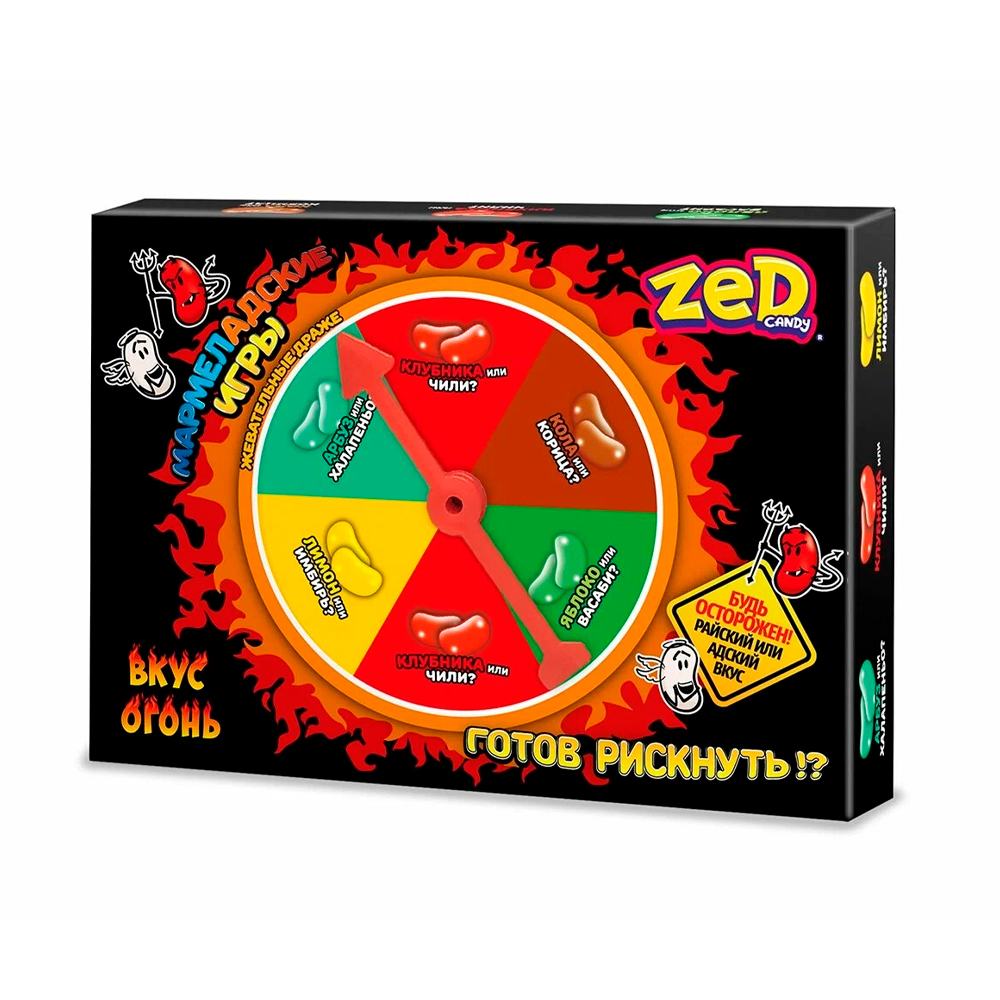 Мармеладские игры ZED Candy Вкус огонь    120гр