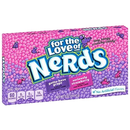 Конфеты Wonka Nerds виноград и клубника   141,7гр