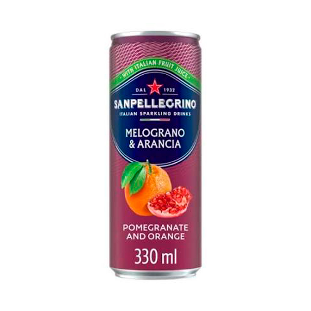 Газ.напиток Sanpellegrino Melograno & Arancia   330мл