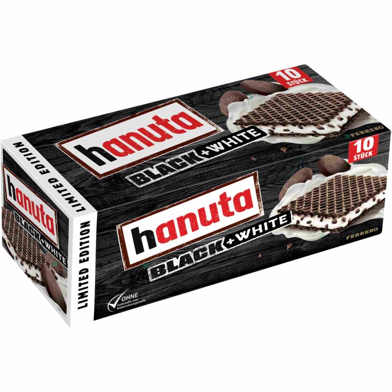 Вафли Hanuta Black and White 220гр