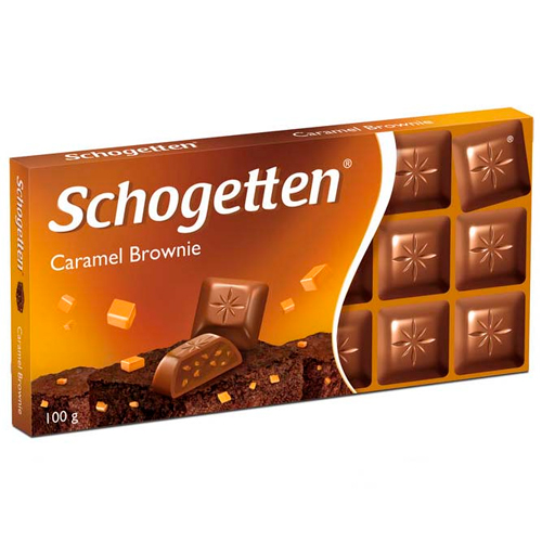 Шоколад Schogetten Caramel Brownie   100гр