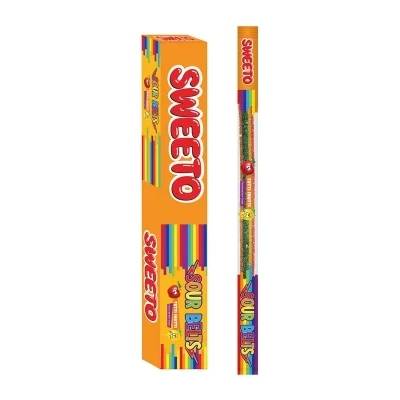 Жев.мармелад SWEETO SOUR BELT RAINBOW 15гр. тутти фрутти
