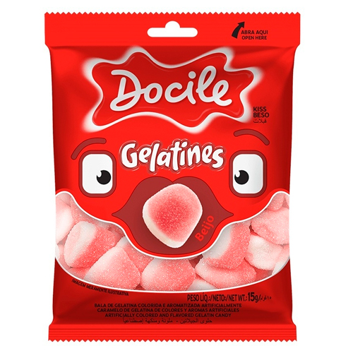 Жев.мармелад DOCILE GELATINES GELATINES KISS 15 гр.