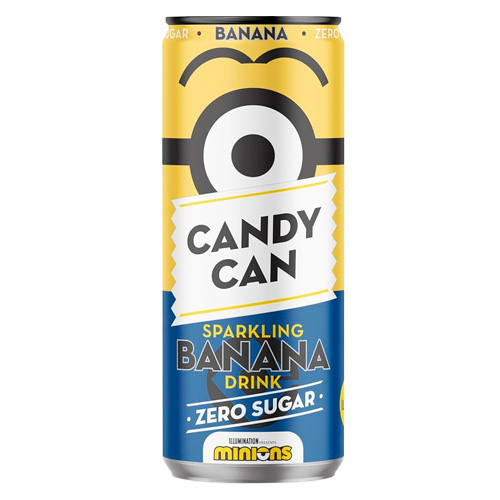 Газ.напиток Candy Can Minions Banana Zero Sugar м ж/б 330мл