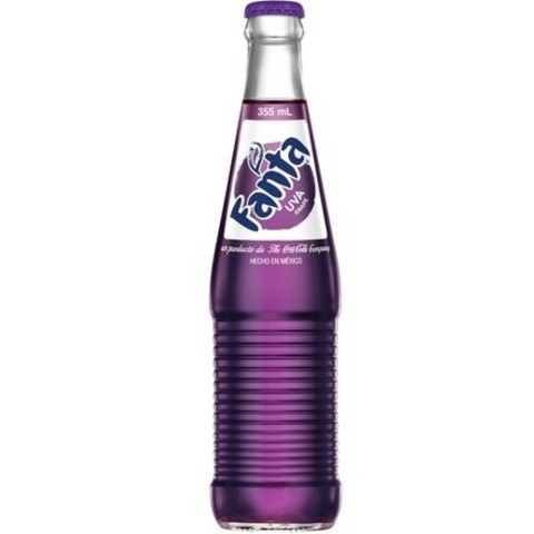 Газ. Напиток Fanta Grape 0,355л стекло. Мексика