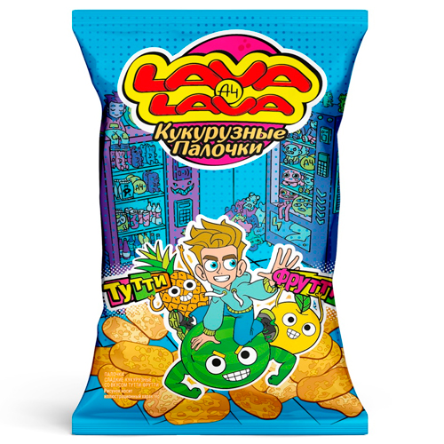 Палочки Кукурузные Lava Lava Тутти-Фрутти 50гр