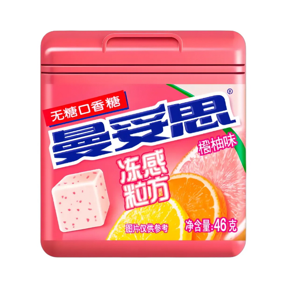 Жев.резинка Mentos CUBE SF CHEWING GUM BOTTLE CITRUS   46гр