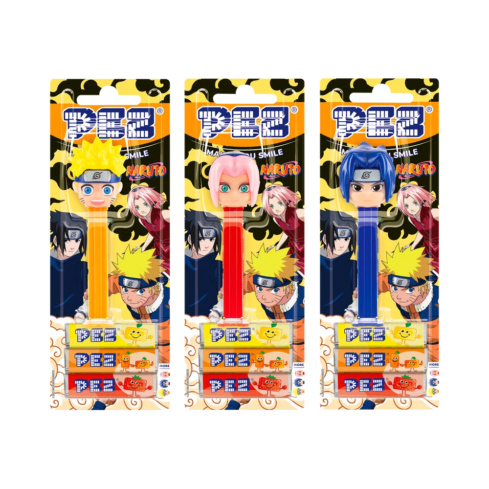Карамель леденцовая PEZ NARUTO   17гр
