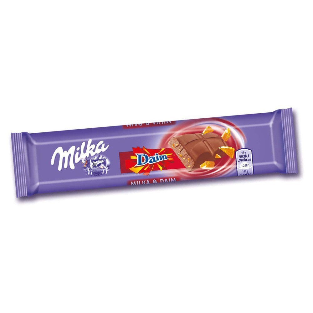 Шоколадный батончик Milka&Daim 37гр