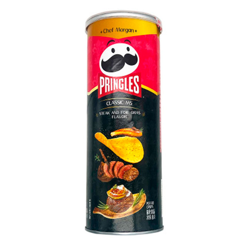 Чипсы Pringles Classic M5 steak and foie gras   80гр
