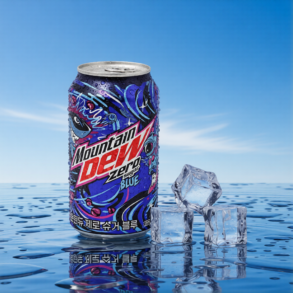 Напиток безалкогольный Mountain Dew  Zero Sugar BLUE   355мл