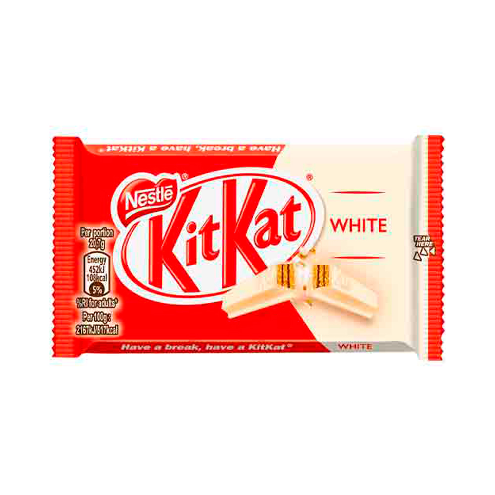 Шоколадный батончик Nestle KitKat 4 Finger White   41,5гр