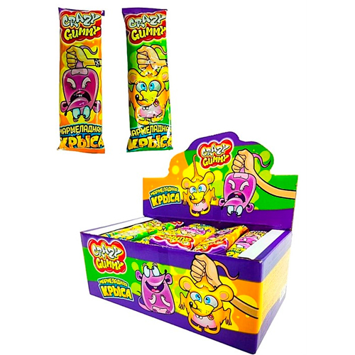 Жев.мармелад Grazy Gummy "Мармеладная Крыса"    15гр