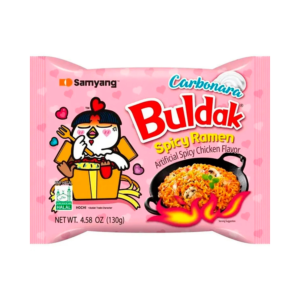 Лапша Samyang Buldak Spicy Ramen Carbonara   130гр