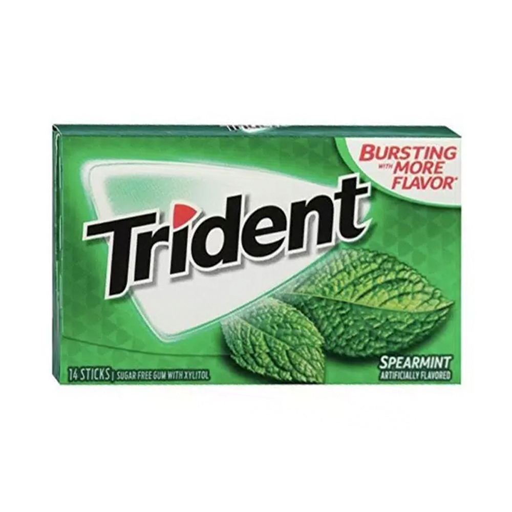 Жев.резинка Trident Sugar Free Mint   21,6гр