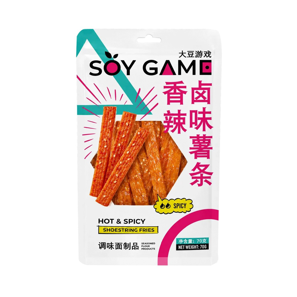 Снек Soy Game Hot & Spicy Shoestring Fries   70гр