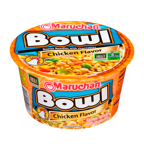Лапша Maruchan Bowl со вкусом курицы (Chicken) 93.9гр