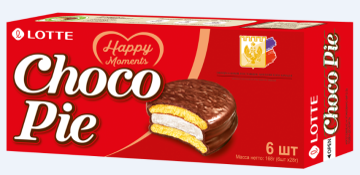 Печенье Lotte оригинальный   168гр