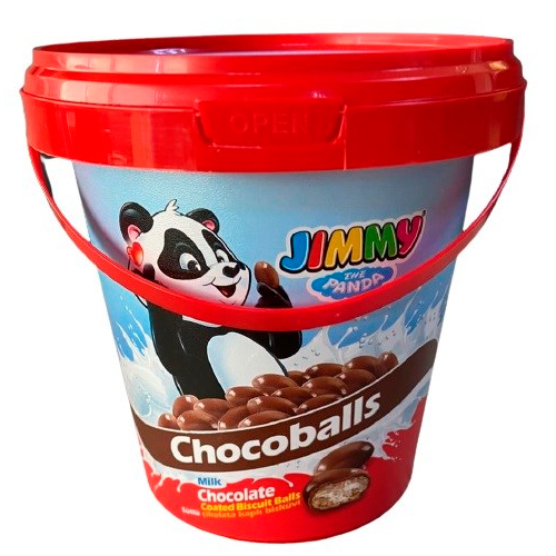 Jimmy Chocoballs бисквитные шарики покрытые молочным шоколадом 400гр